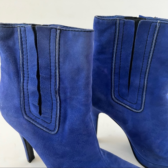 Casadei Blue Heel Boot B15/7 - Picture 6 of 12